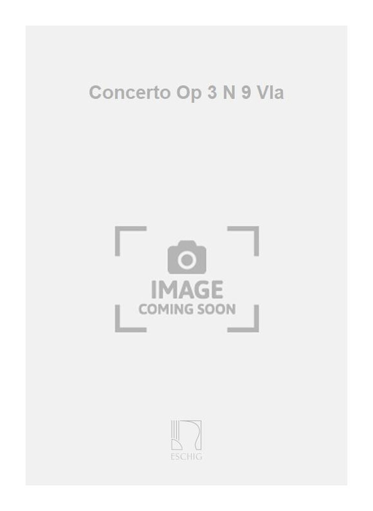 Concerto Op 3 N 9 Vla